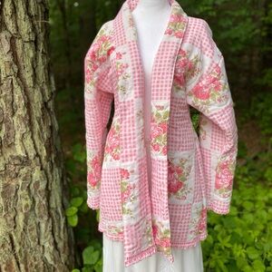 Pink Vintage Quilt Coat